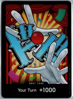 DON!! Card (Buggy) DON!! Premium Booster -The Best- Vol. 2 NM FOIL - Image 1