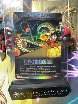 Dragon Ball Card Game Legend of the Dragon Balls M-49 Energy Marker Silver Foil - Image 1