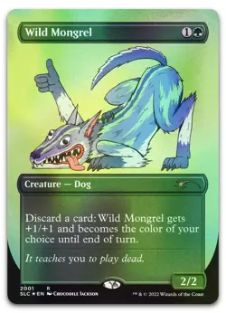 Wild Mongrel #2001 (Foil) (NM) Secret Lairs 30th SLC Magic MTG - Image 1
