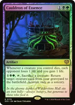 Cauldron of Essence Foil Secrets of Strixhaven NM MTG - Image 1