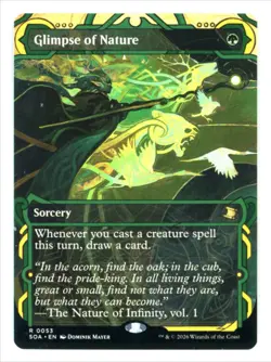 MtG SOA Glimpse of Nature #53 Mystical Archive Non-Foil - Image 1