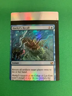 MTG Magic Hurkyl’s Recall FOIL X1 MM2 Modern Masters 2015 NFC Miscut Misprint - Image 1