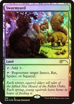 MTG Swarmyard | Secret Lair Drop (We Hope You Like Squirrels) Foil NM - Image 1