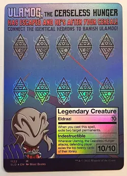 MTG Ulamog, the Ceaseless Hunger (Borderless Poster) Secret Lair Drop Foil NM - Image 2