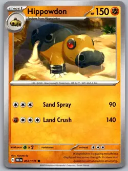 Hippowdon 053/131 Near Mint SV: Prismatic Evolutions Pokemon Shipnow - Image 1