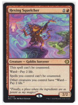MTG Hexing Squelcher Lorwyn Eclipsed ECL #145 rare NM *BOOM*! - Image 1