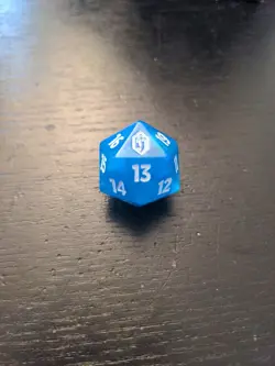 MTG Final Fantasy Prerelease Kit 'Crystal' D20 Countdown Die - Image 2