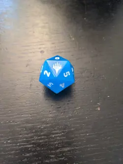MTG Final Fantasy Prerelease Kit 'Crystal' D20 Countdown Die - Image 3
