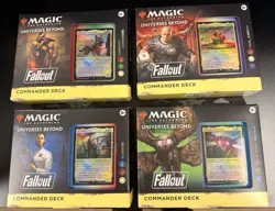 MTG Commander Deck - SEALED Fallout Deck Case (Set of 4 Decks) - Image 2
