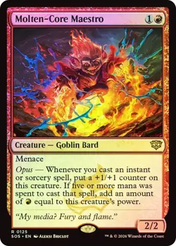 Molten-Core Maestro Foil Secrets of Strixhaven NM MTG - Image 1