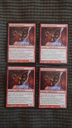 Magic: the Gathering / MtG Goblin Bushwhacker x4 Zendikar - Image 1