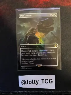 Don't Move (Borderless) Universes Beyond: Jurassic Pikachu World Collection Foil - Image 1