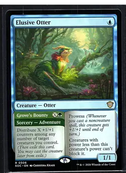 Elusive Otter R Commander: Secrets of Strixhaven 306 NM - Image 1