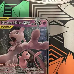 Pokemon TCG Mewtwo & Mew GX Holo Card 71/236 Unified Minds Tag Team - Image 2