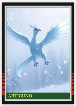 Pokemon ARTICUNO Custom Trading Card - Image 1