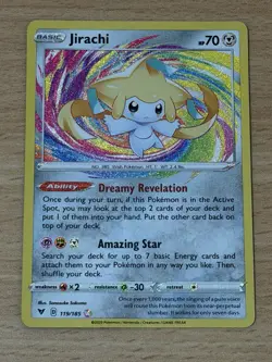 Jirachi Amazing Rare 119/185 Pokemon Vivid Voltage Holo NM - Image 1