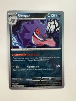Pokemon Gengar 057/091 SV: Paldean Fates Reverse Holo - Image 1