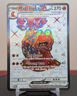 Pokemon Magcargo ex #191/167 English Twilight Masquerade - Image 1