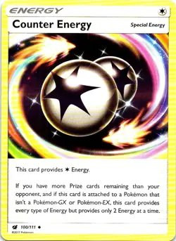 Counter Energy 100/111 Uncommon Crimson Invasion Pokemon Near Mint - Image 1