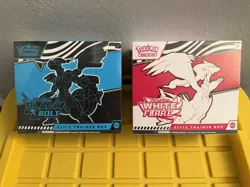 Pokemon TCG. White Flare and Black Bolt ETB’s Lot Of 2 Factory Sealed - Image 1