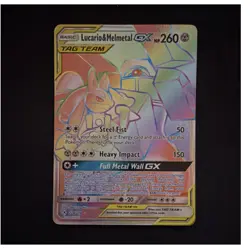 The Pokemon Company Lucario & Melmetal GX TAG TEAM Secret Holo 224/214 260 HP - Image 1