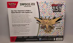 Pokemon TCG Scarlet & Violet 151 Zapdos EX Collection Box Sealed NEW - Image 2