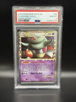 2010 POKEMON UNDAUNTED SLOWKING PRIME #85 ULTRA RARE PSA 8 NM - Image 1