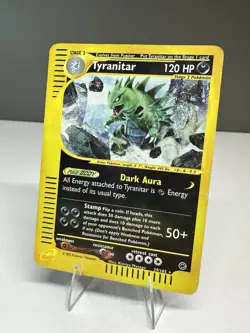 Tyranitar 029/165 Expedition Base Set Holo Reverse Rare Pokemon HP/DMG - Image 1