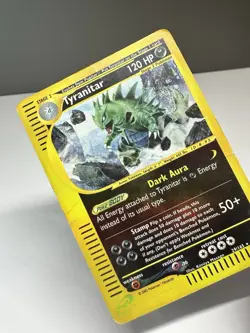 Tyranitar 029/165 Expedition Base Set Holo Reverse Rare Pokemon HP/DMG - Image 3