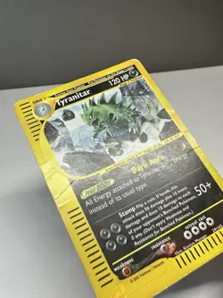 Tyranitar 029/165 Expedition Base Set Holo Reverse Rare Pokemon HP/DMG - Image 5