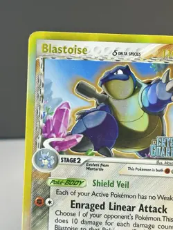Blastoise (Delta Species) - 2/100 - Holo Rare - Reverse Holo Pokemon HP/DMG - Image 3
