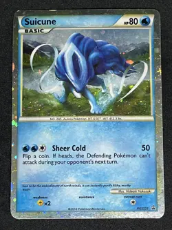 Suicune - HGSS21 - Pokemon Heart Gold Soul Silver Promo Holo HP - Image 1