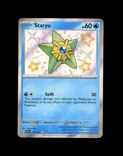 2024 Pokemon PALDEAN FATES STARYU HOLO 118/91 RARE! NM - Image 1