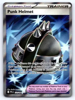 Punk Helmet 121/094 Ultra Rare Phantasmal Flames Pokemon Near Mint - Image 1