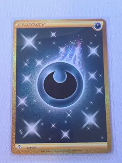 Pokemon Darkness Energy Secret Rare SWSH07 Evolving Skies 236/203 NM - Image 1