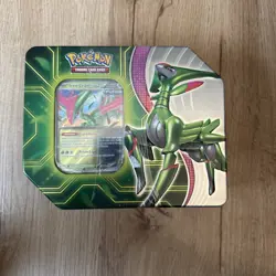 Pokemon TCG Paradox Clash Iron Leaves EX Sealed Tin - Image 1