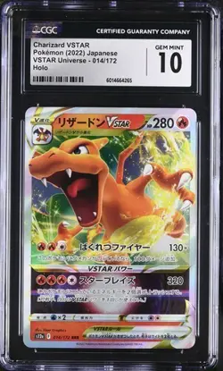 CHARIZARD VSTAR RRR HOLO #014/172 - 2022 POKEMON JAPANESE VSTAR UNIVERSE CGC 10 - Image 1