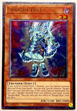 YuGiOh! Spright Blue (UTR) OP21-EN001 OTS Tournament Pack 21 Unlimited M/NM - Image 1