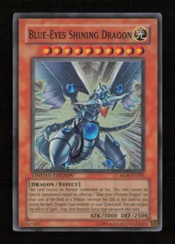 Blue-Eyes Shining Dragon MOV-EN001 Yu-Gi-Oh! The Movie Promo Set Yu-Gi-Oh LP - Image 1