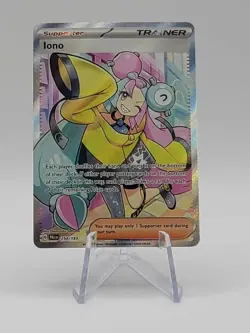 Iono - 254/193 - Pokemon Paldea Evolved Full Art Ultra Rare Card NM - Image 1