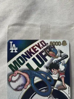 ONE PIECE x Dodgers Luffy Promo Card | #010 | EB02-010 - Image 2