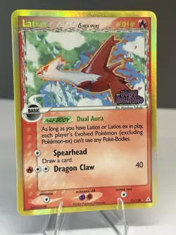 Pokemon Card Latias ex 11/110 EX Holon Phantoms Stamped Reverse Holo Card NM - Image 3
