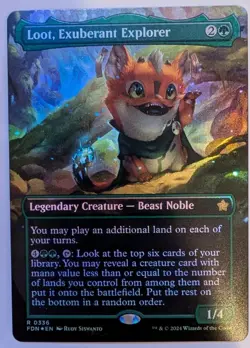 Loot, Exuberant Explorer FDN #336 Foil NM - Image 1