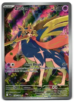 Zacian 100/094 - 🌊 Phantasmal Flames Illustration Rare Pokemon TCG 🖤 - NM - Image 1