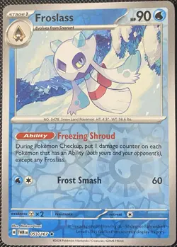 Froslass 053/167 Sv06: Twilight Masquerade Reverse Holo - Pokemon Card - Image 1