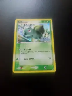 Pokemon Bulbasaur HOLO STAMPED 2006 EX Crystal Guardians #46/100 - Image 1