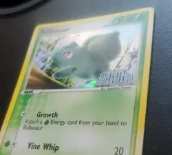 Pokemon Bulbasaur HOLO STAMPED 2006 EX Crystal Guardians #46/100 - Image 3