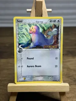 Seel (Delta Species) 62/101 Pokemon Dragon Frontiers Reverse Holo Stamped MP - Image 1