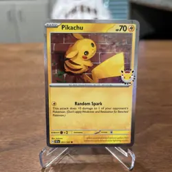 Pikachu (Cosmos Holo) - 051/162 - #51 - Pokemon: Temporal Forces - Image 2