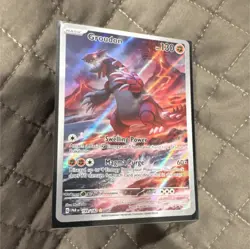 The Pokemon Company Paradox Rift Groudon 199/182 Illus Rare Full Art Holo ENG - Image 1